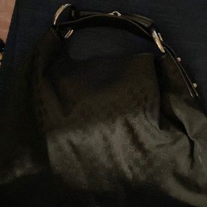 Cloth black Gucci bag